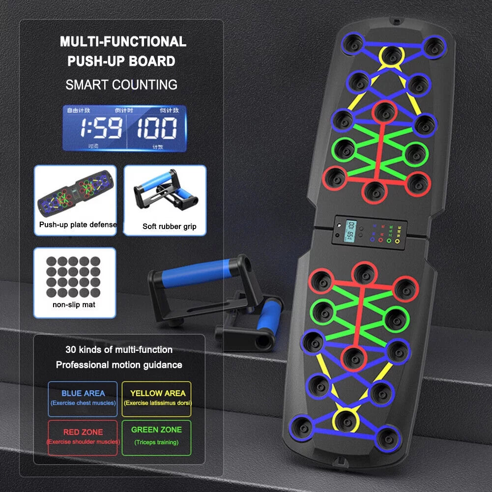 PowerPulse Push up Board with Automatic rep counter