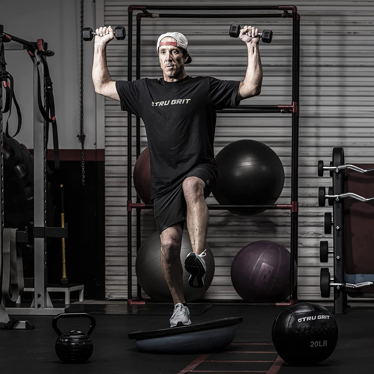 PowerPulse 10lb Rubber Dumbbells 